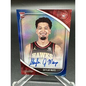 2020-21 panini absolute memorabilia basketball Auto Skylar Mays /49